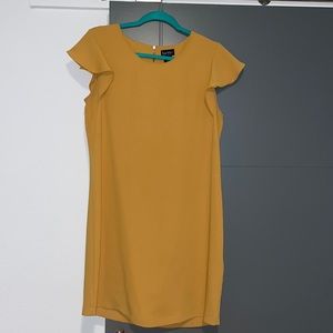 Size 8 Nicole Miller Mustard Dress
